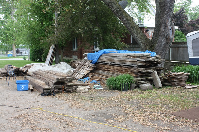 Stack of wood